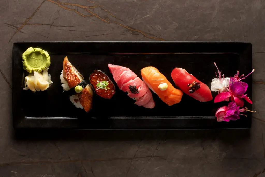 Sushi Ichifuji signature dishes Omakase Menu (changes seasonally), Premium Nigiri, Seasonal Appetizers